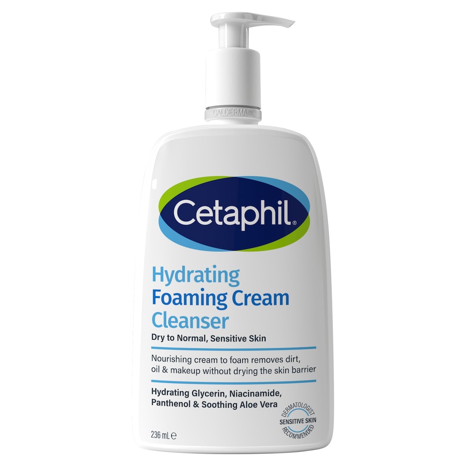 Cetaphil Hydrating Foaming Cream Cleanser 236ml