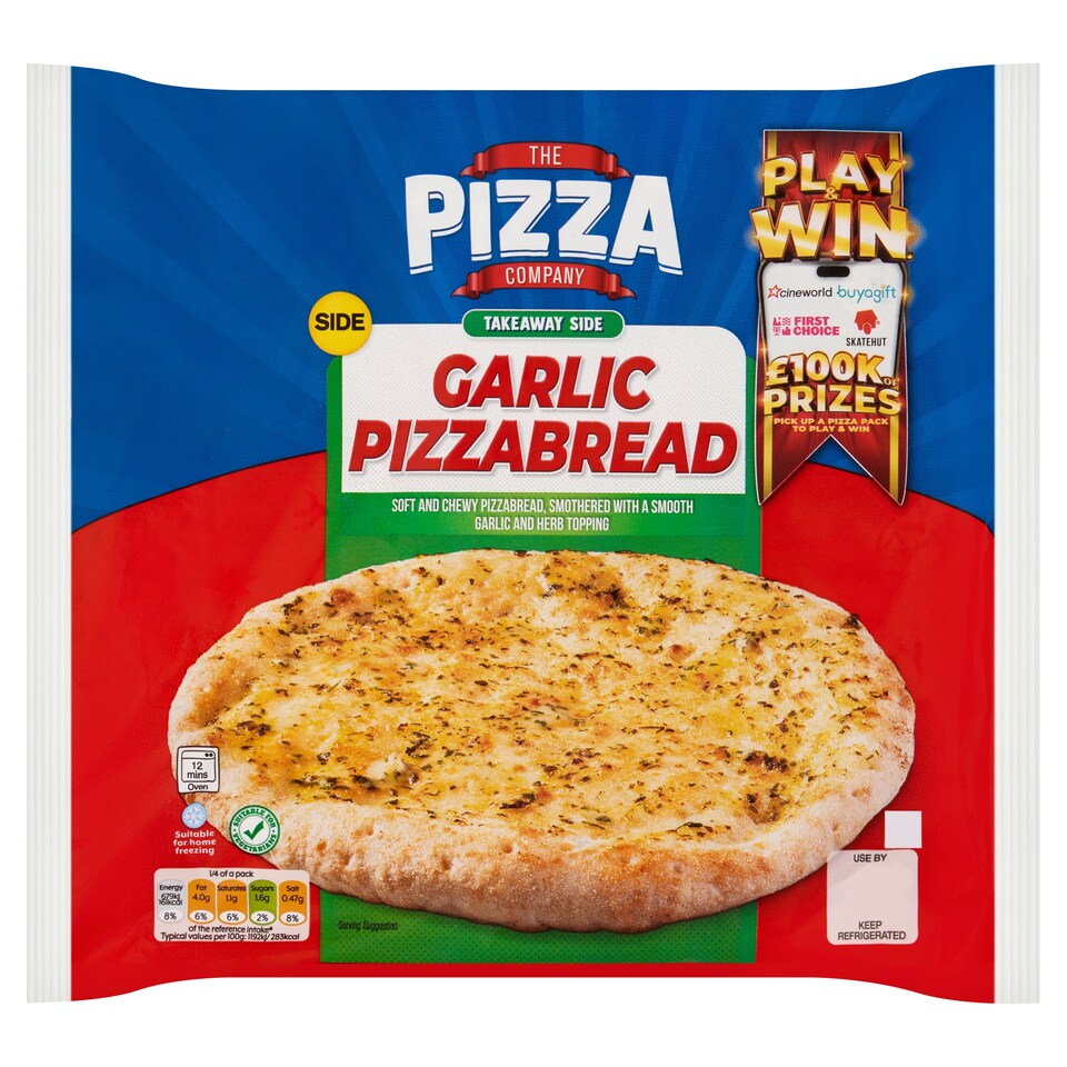 The Pizza Company Garlic Pizzabread 247g