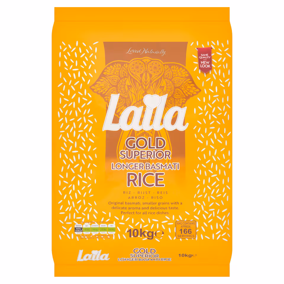 Laila Gold Basmati Rice 10Kg