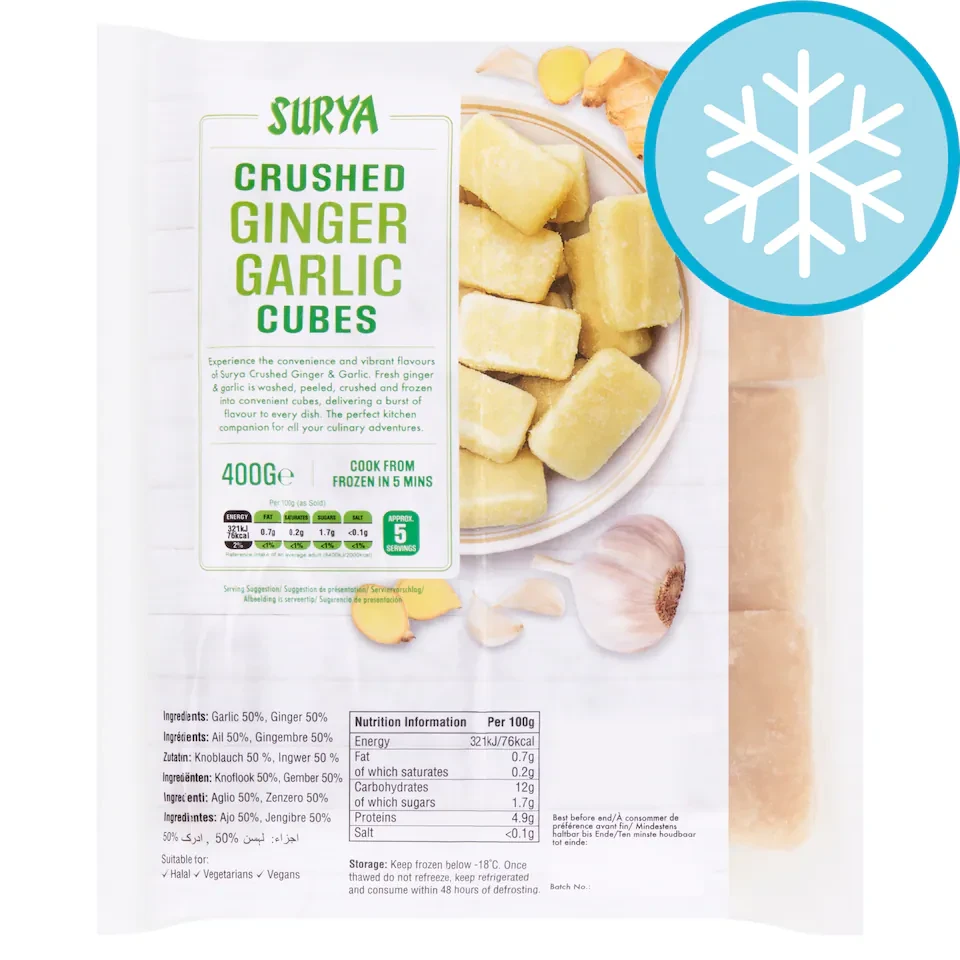 Surya Crushed Garlic & Ginger 400g