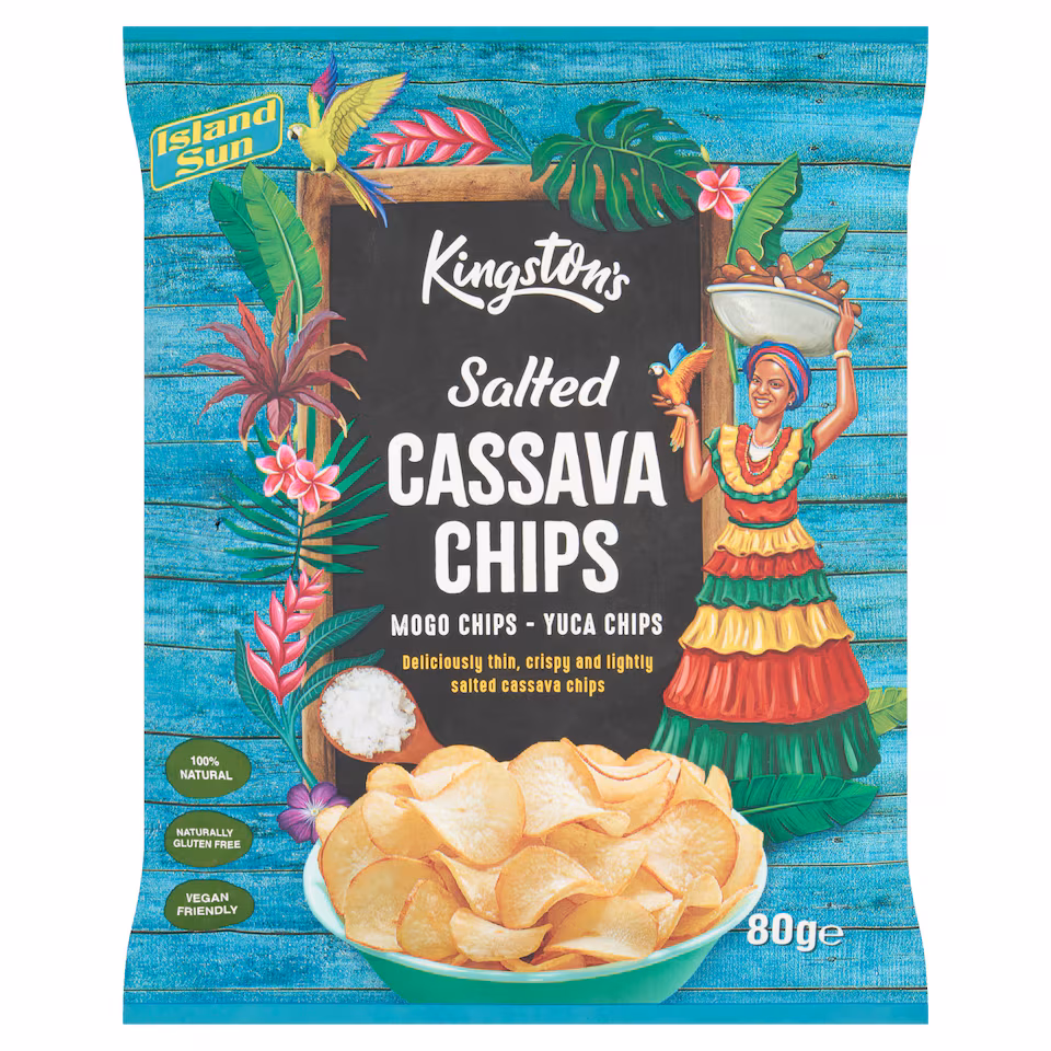 Kingston's Salted Cassava Chips 80g