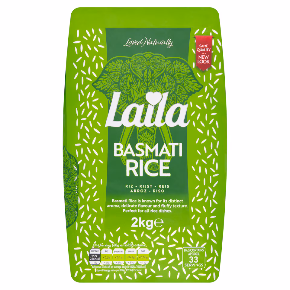 Laila Basmati Rice 2Kg