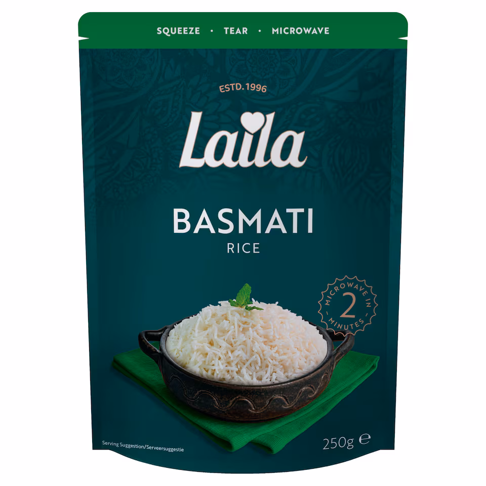 Laila Basmati Microwave Rice 250g