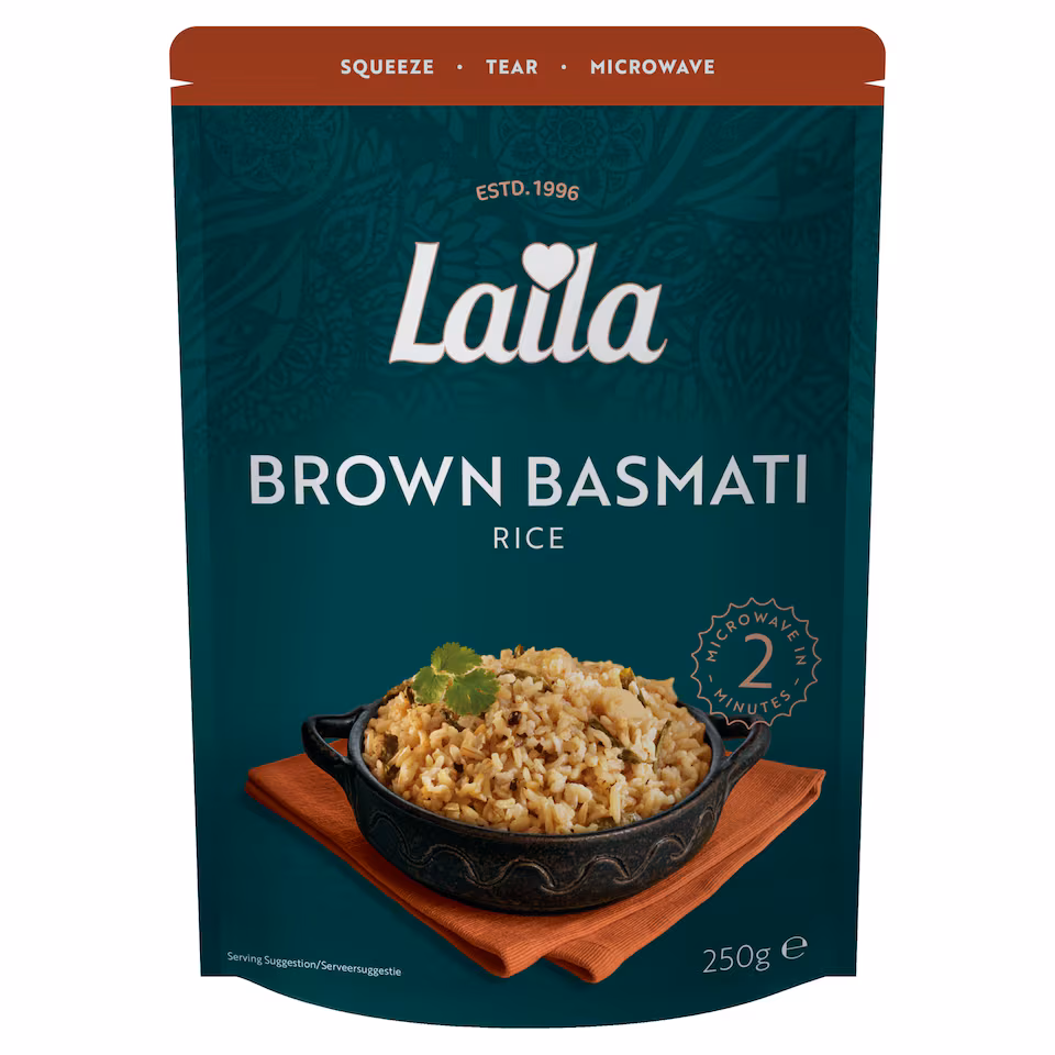 Laila Brown Basmati Microwave Rice 250g