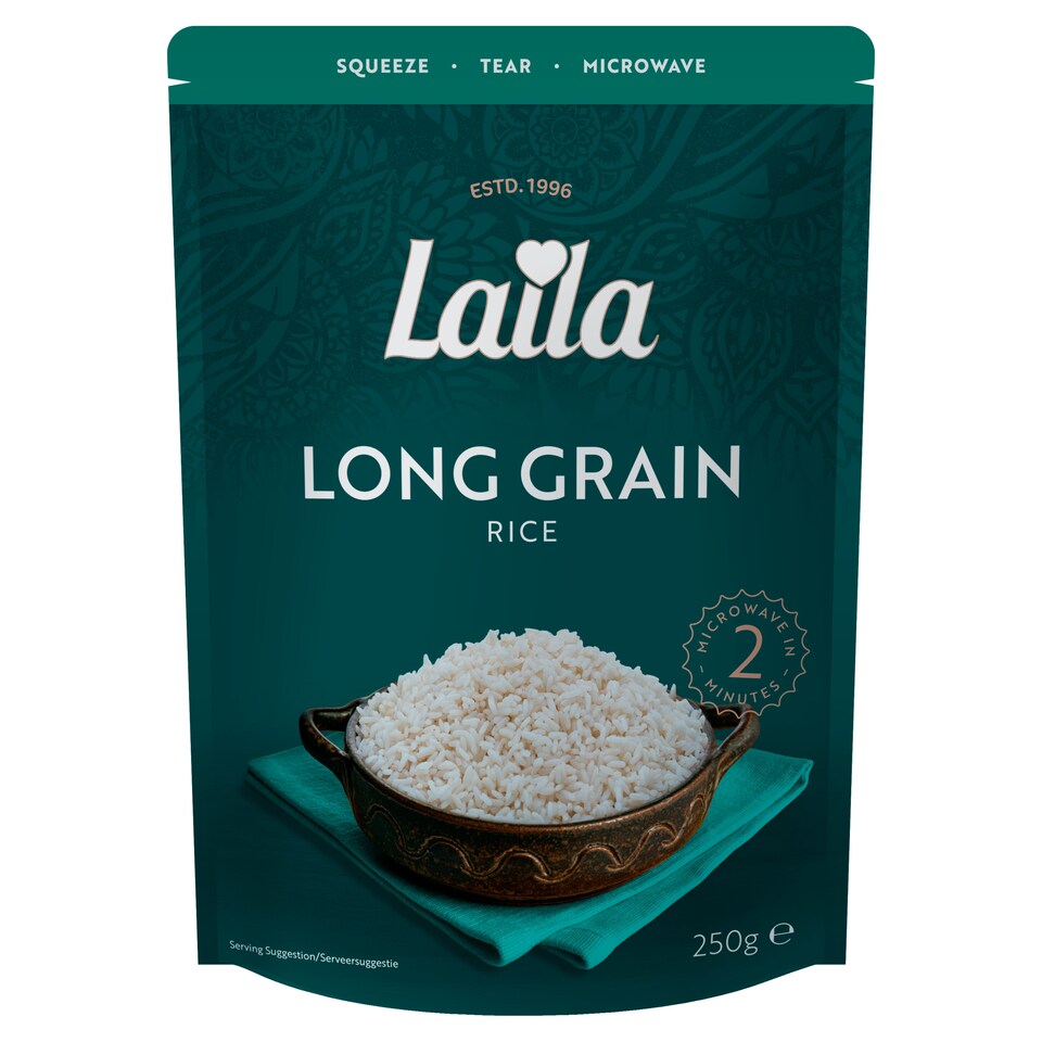 Laila Long Grain Microwave Rice 250g