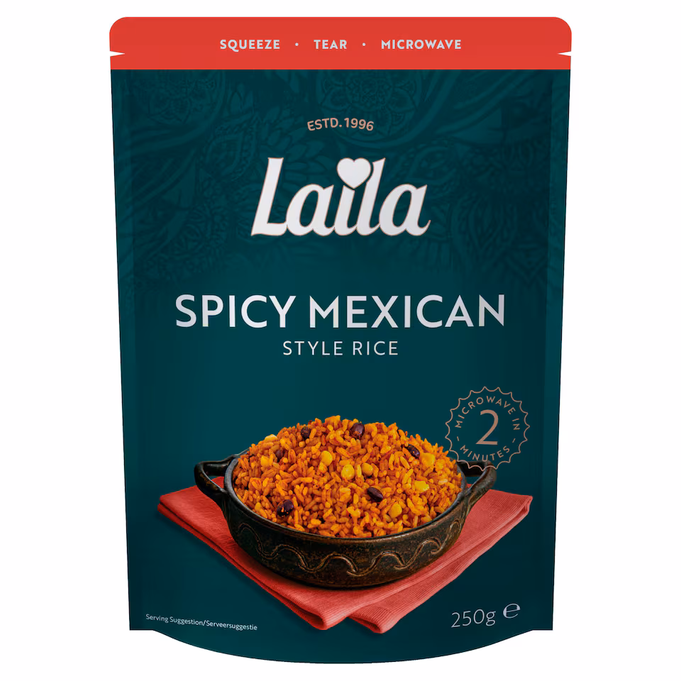 Laila Spicy Mexican Microwave Rice 250g