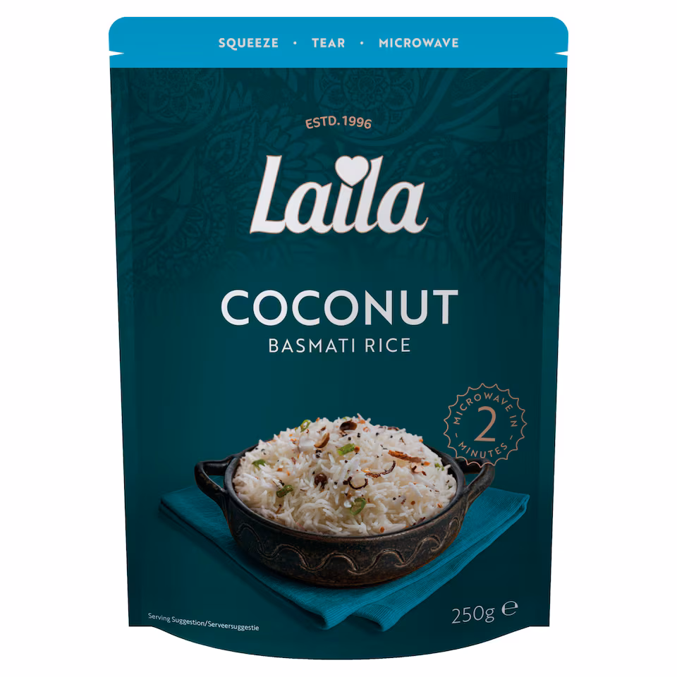 Laila Coconut Microwave Rice 250g