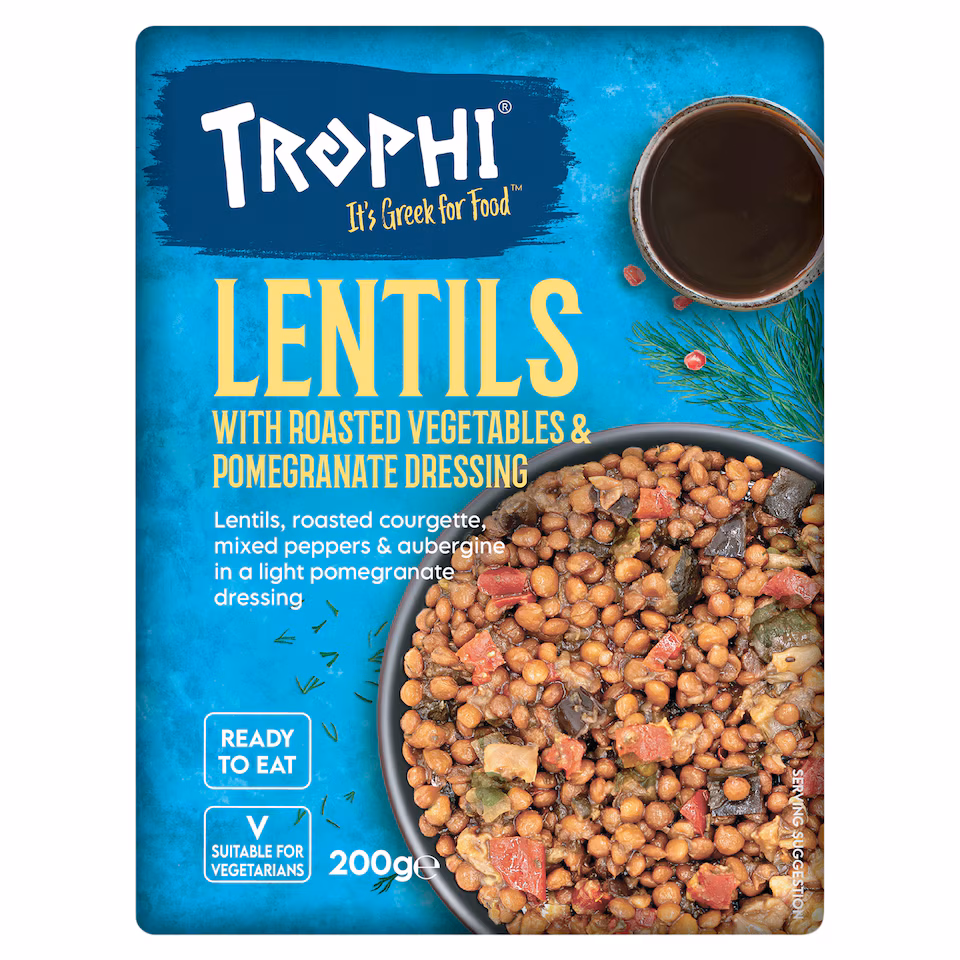 Trophi Lentils With Roasted Vegetables & Pomegranate Dressing 200g
