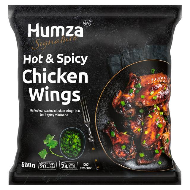 Humza Signature Hot & Spicy Chicken Wings 600g