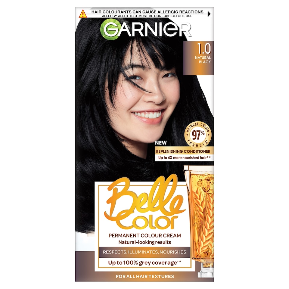Garnier Belle Color Permanent Hair Dye - Natural Black