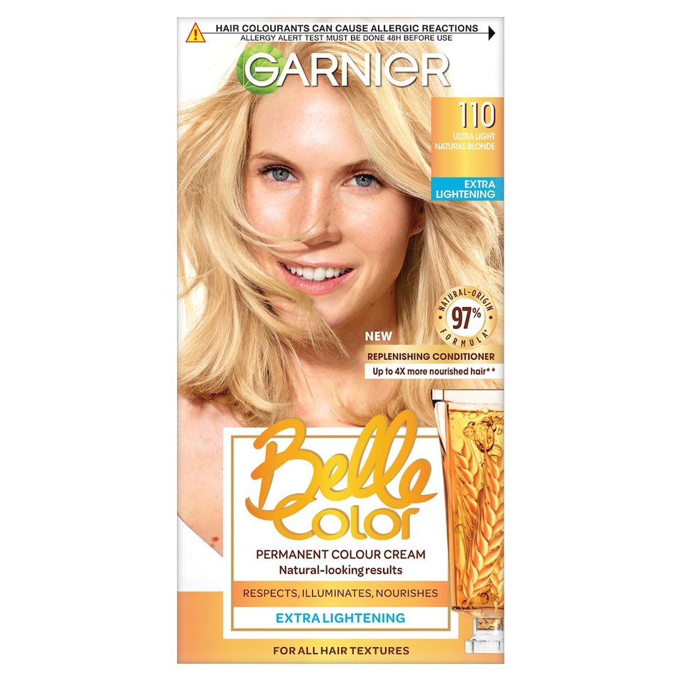 Garnier Belle Color 110 Ultra Light Natural Blonde Permanent Hair Dye