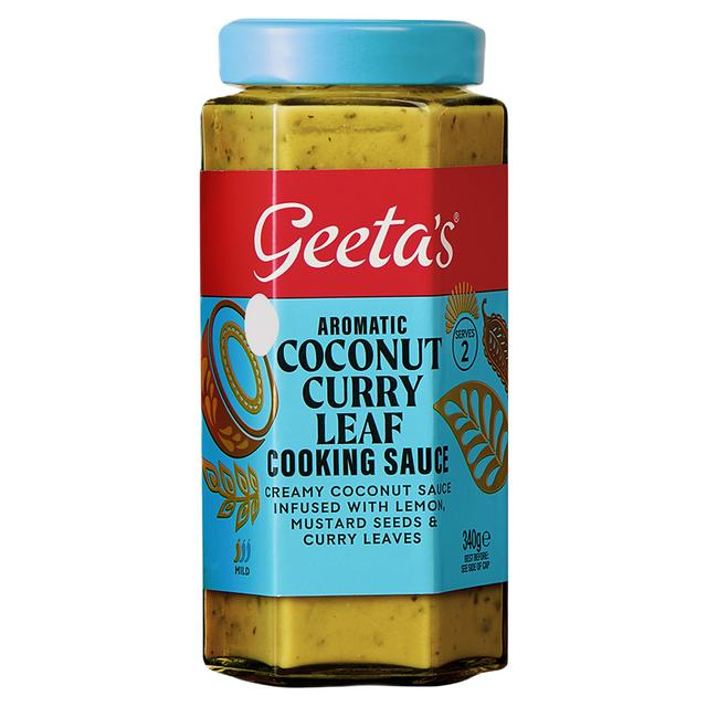 Geeta's Aromatic Coconut Curry Leaf Cooking Sauce 340g