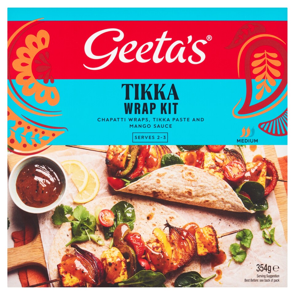 Geeta's Tikka Wrap Kit 354g
