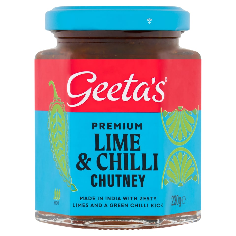 Geeta's Premium Lime & Chilli Chutney 230G