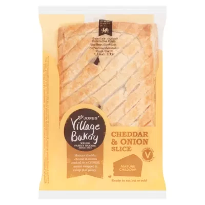 Jones Village Bakery Cheddar & Onion Slice