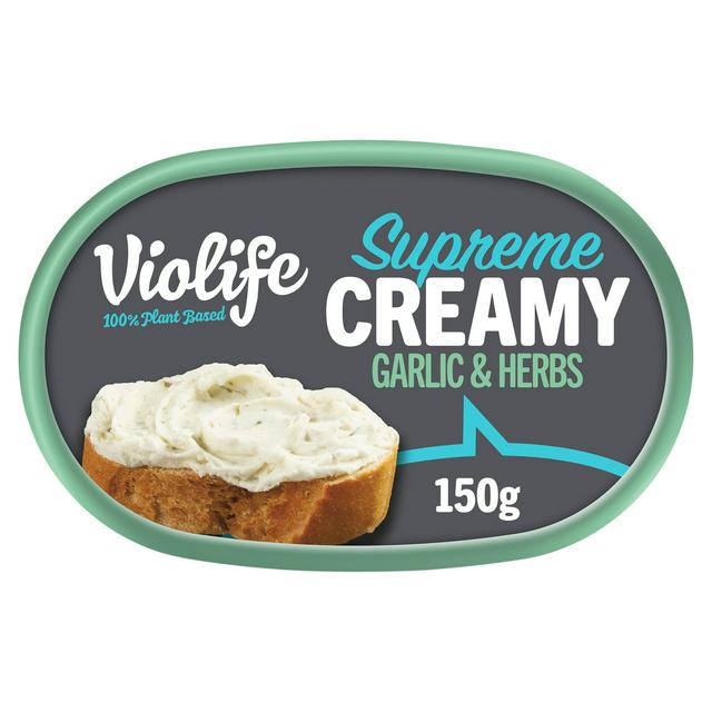 Violife Creamy Garlic & Herb Vegan Soft Cream Cheese Alternative 150g