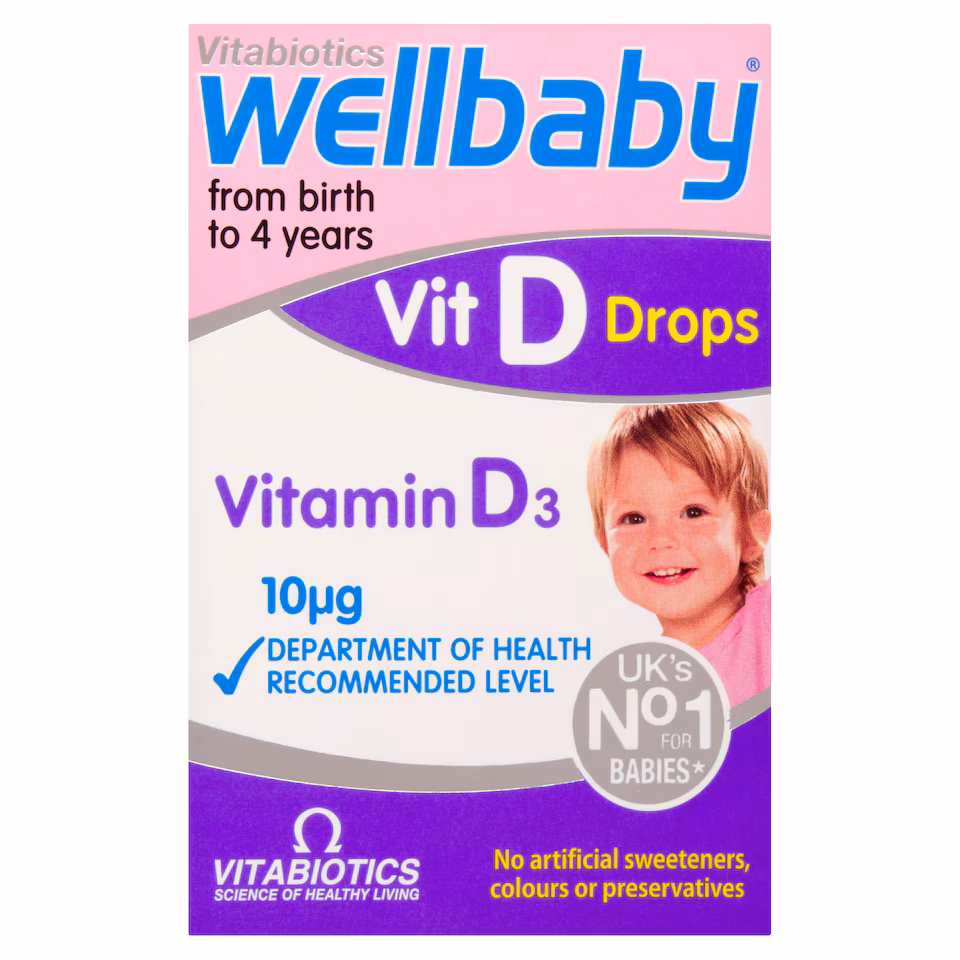 Vitabiotics Wellbaby Vitamin D Drops 30ml