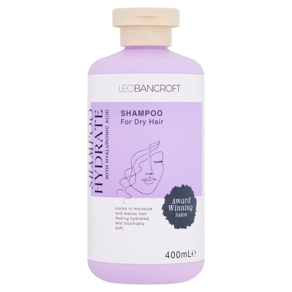 LEO BANCROFT SHAMPOO HYDRATE WITH HYALURONIC ACID 400ml