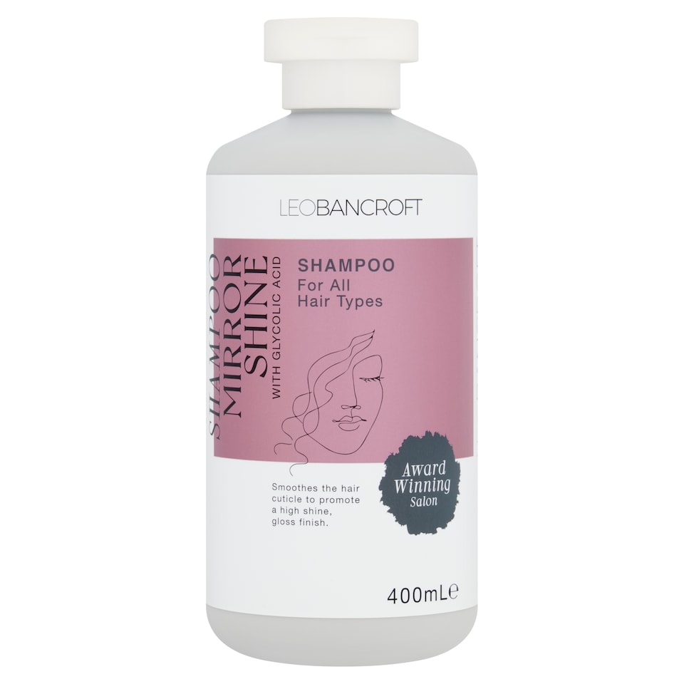 LEO BANCROFT SHAMPOO MIRROR SHINE WITH GLYCOLIC ACID 400ml