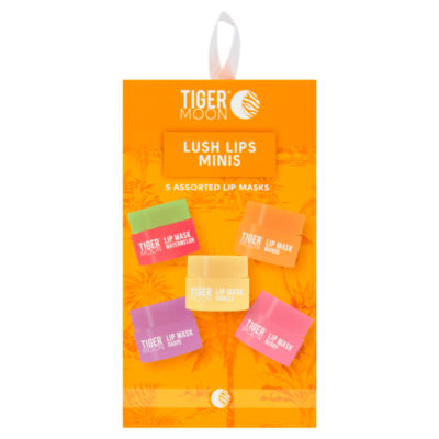 Tiger Moon Lush Lips Minis Assorted Lip Masks 5 x 3g
