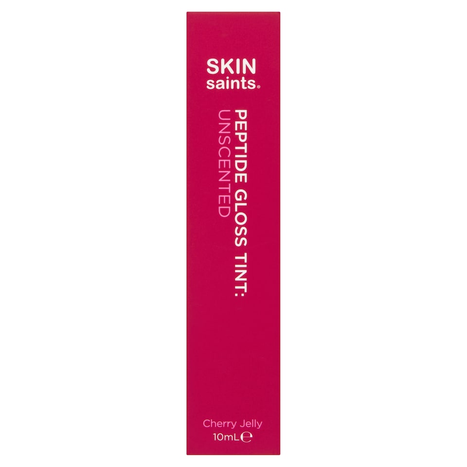 Skin Saints Peptide Gloss Tint Unscented Cherry Jelly 10ml