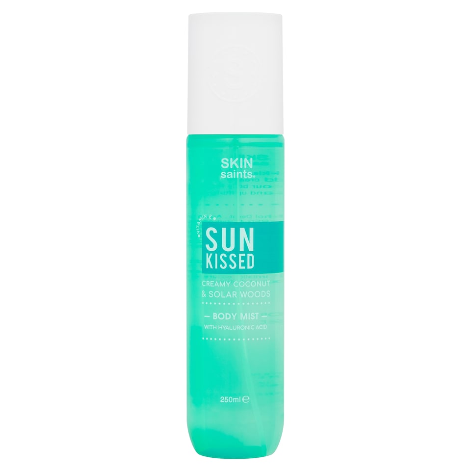 Skin Saints Sun Kissed CREAMY COCONUT & SOLAR WOODS Body Mist 250ml