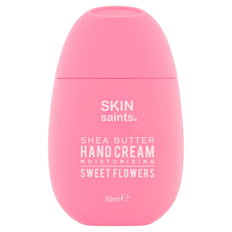 Skin Saints Shea Butter Hand Cream Moisturising Sweet Flowers 50ml
