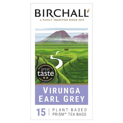 Birchall Virunga Earl Grey Plant-Based Prism Tea Bags