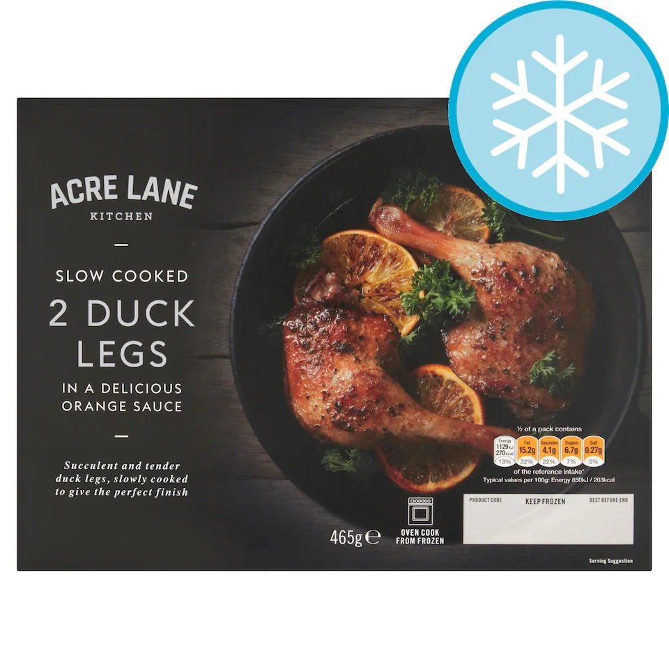 Acre Lane 2 Slow Cooked Duck Legs In Orange Sauce 465G