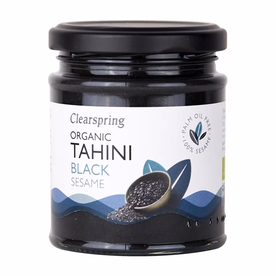 Organic Black Sesame Tahini 170g (Clearspring)