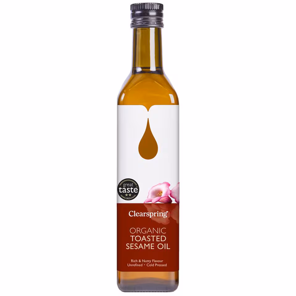 Organic Toasted Sesame Oil 500ml (Clearspring) | Multi