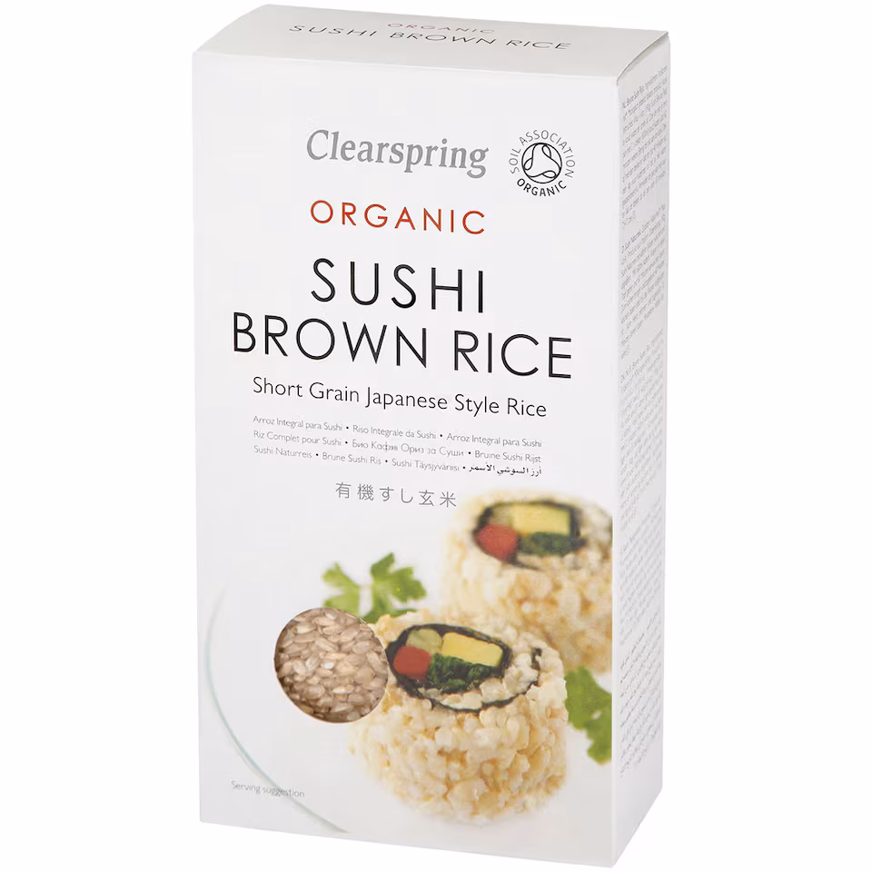 Organic Sushi Brown Rice 500g (Clearspring) | Multi
