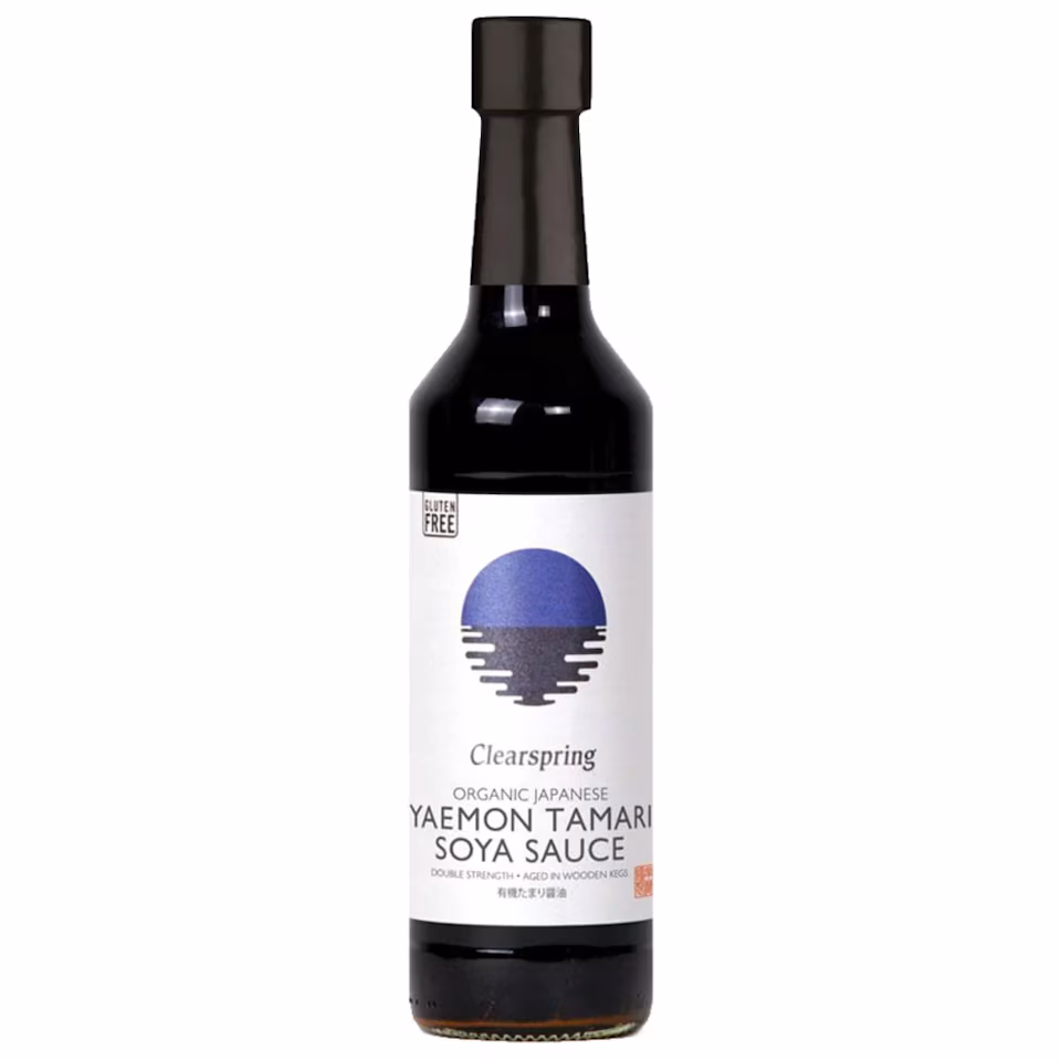 Organic Japanese Yaemon Tamari Soya Sauce 1L (Clearspring)