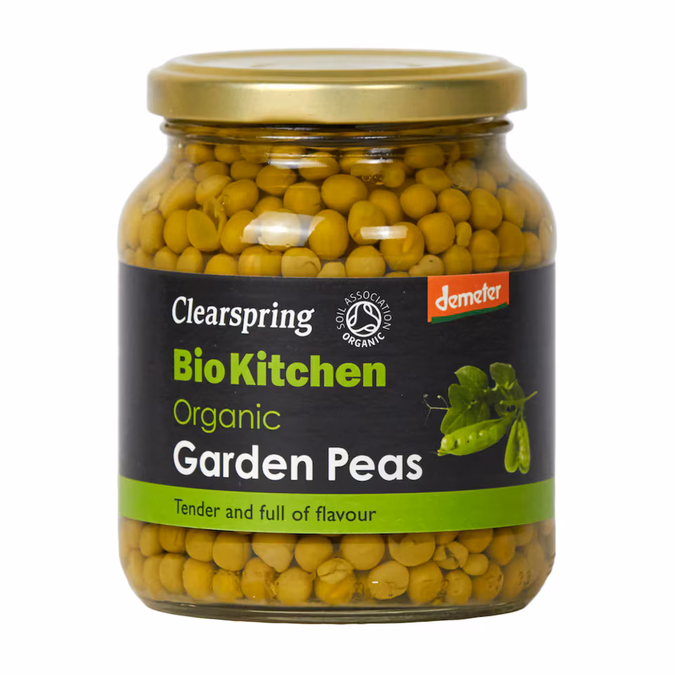 Organic Demeter Garden Peas 350g (Clearspring) | Multi