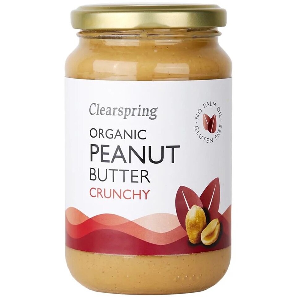 Organic Peanut Butter Crunchy 350g (Clearspring)
