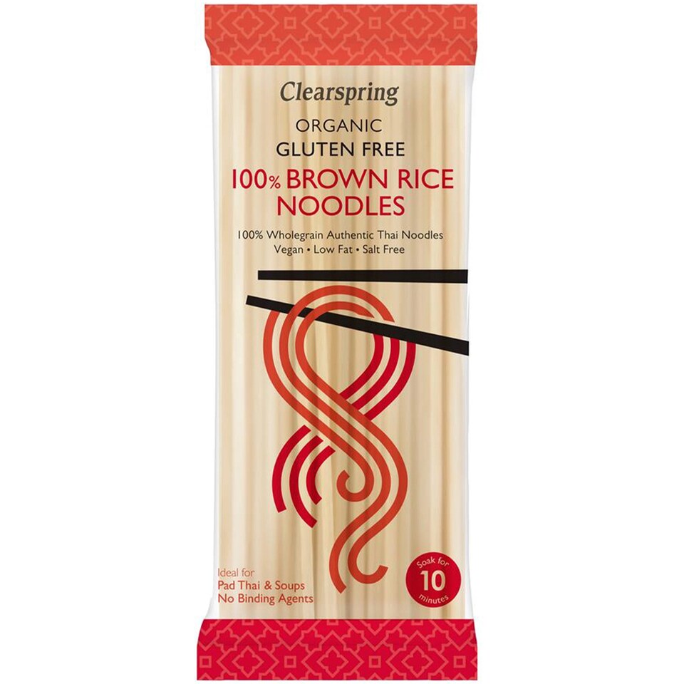 Organic Gluten Free 100% Brown Rice Noodles 200g (Clearspring)