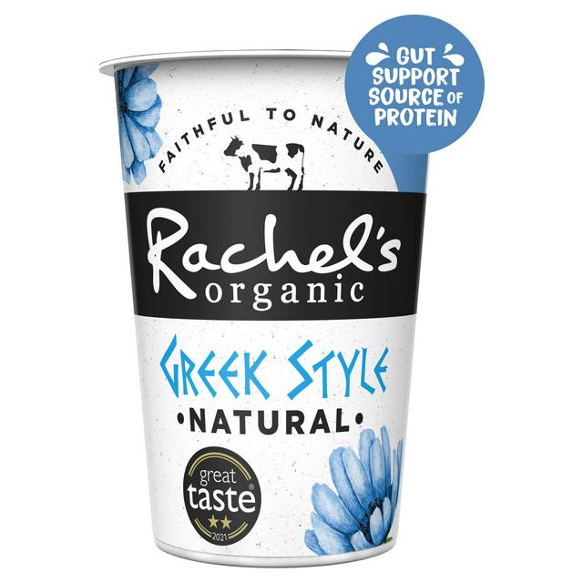 Rachel's Organic Greek Style Set Natural Yogurt 450g