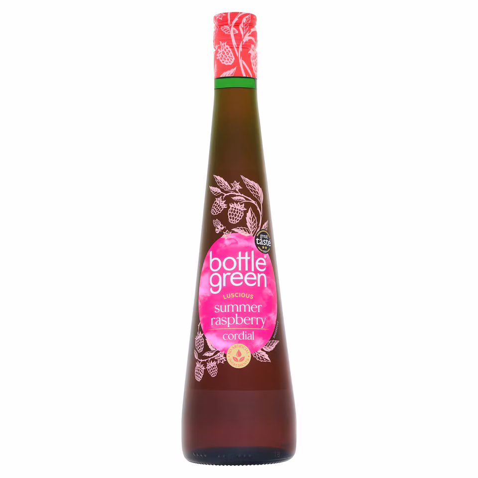Bottlegreen Luscious Summer Raspberry Cordial 500ml