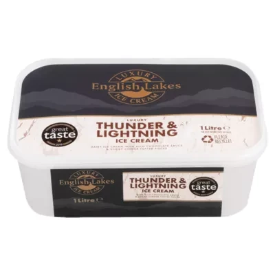 English Lakes Luxury Ice Cream Thunder & Lightning 1 Litre