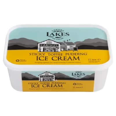 Lakes Ice Cream Luxury Cartmel Sticky Toffee Pudding 1 Litre