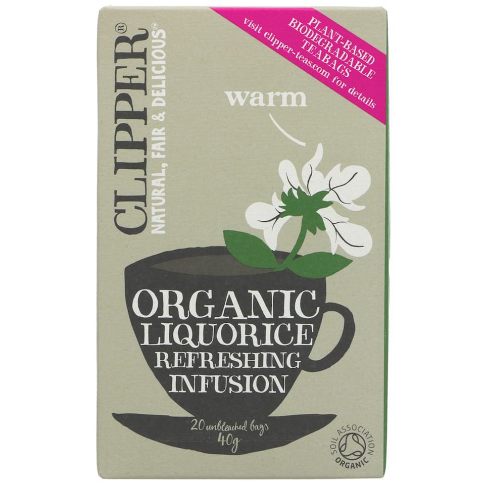 Organic Liquorice Tea 20 Bags (Clipper) | Multi