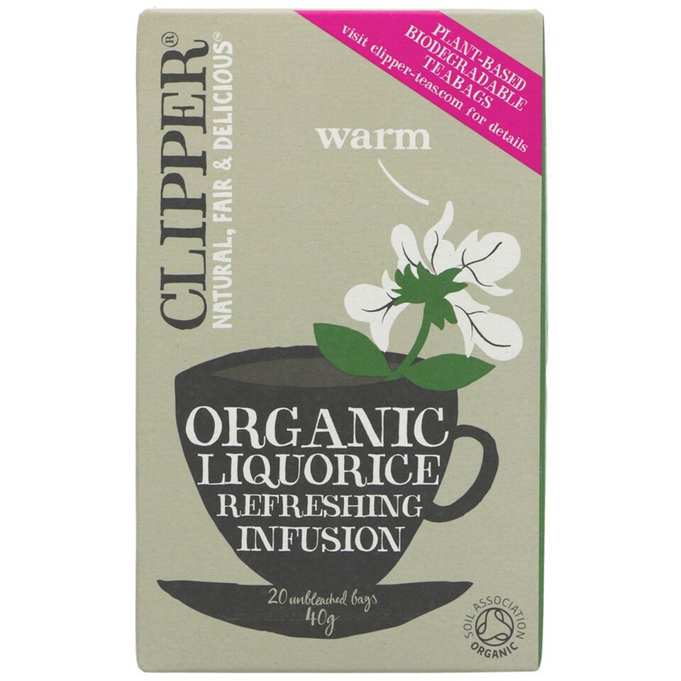 Organic Liquorice Tea 20 Bags (Clipper) | Multi