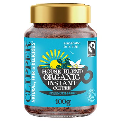 Clipper Fairtrade Organic House Blend Instant Coffee 100g
