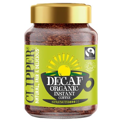 Clipper Fairtrade Organic Decaf Instant Coffee 100g