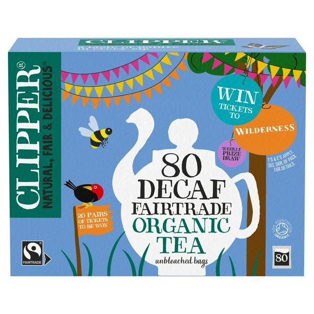 Clipper Organic Decaf Everyday Tea x80 Tea Bags 250g