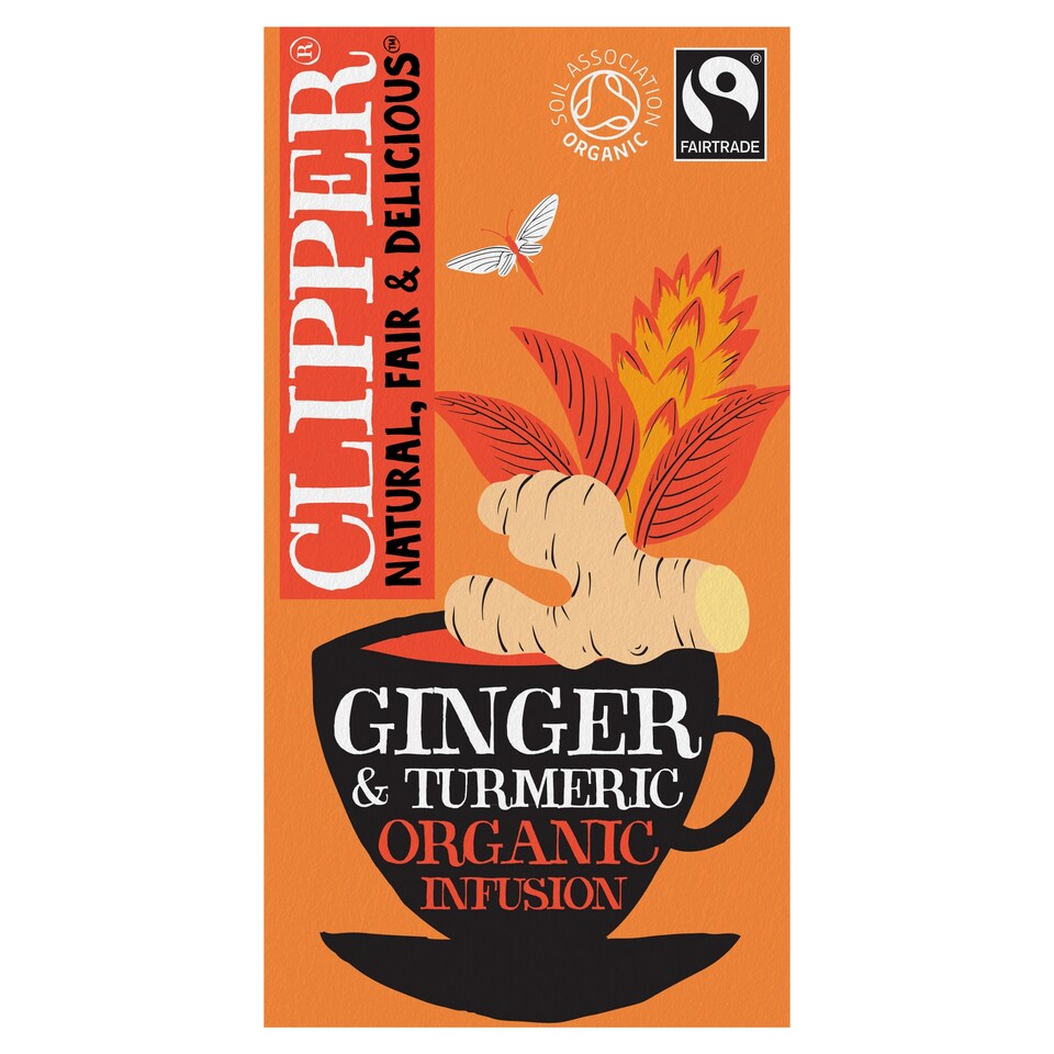 Clipper Restore Organic Ginger & Turmeric Tea 36G