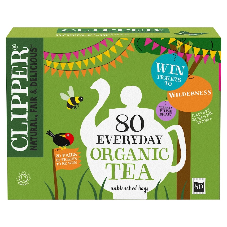 Clipper Organic Everyday Tea Bags 80Pack 232G