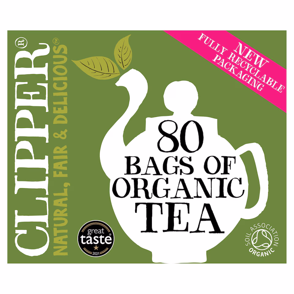 Clipper Organic Everyday Tea Bags 80Pack 232G