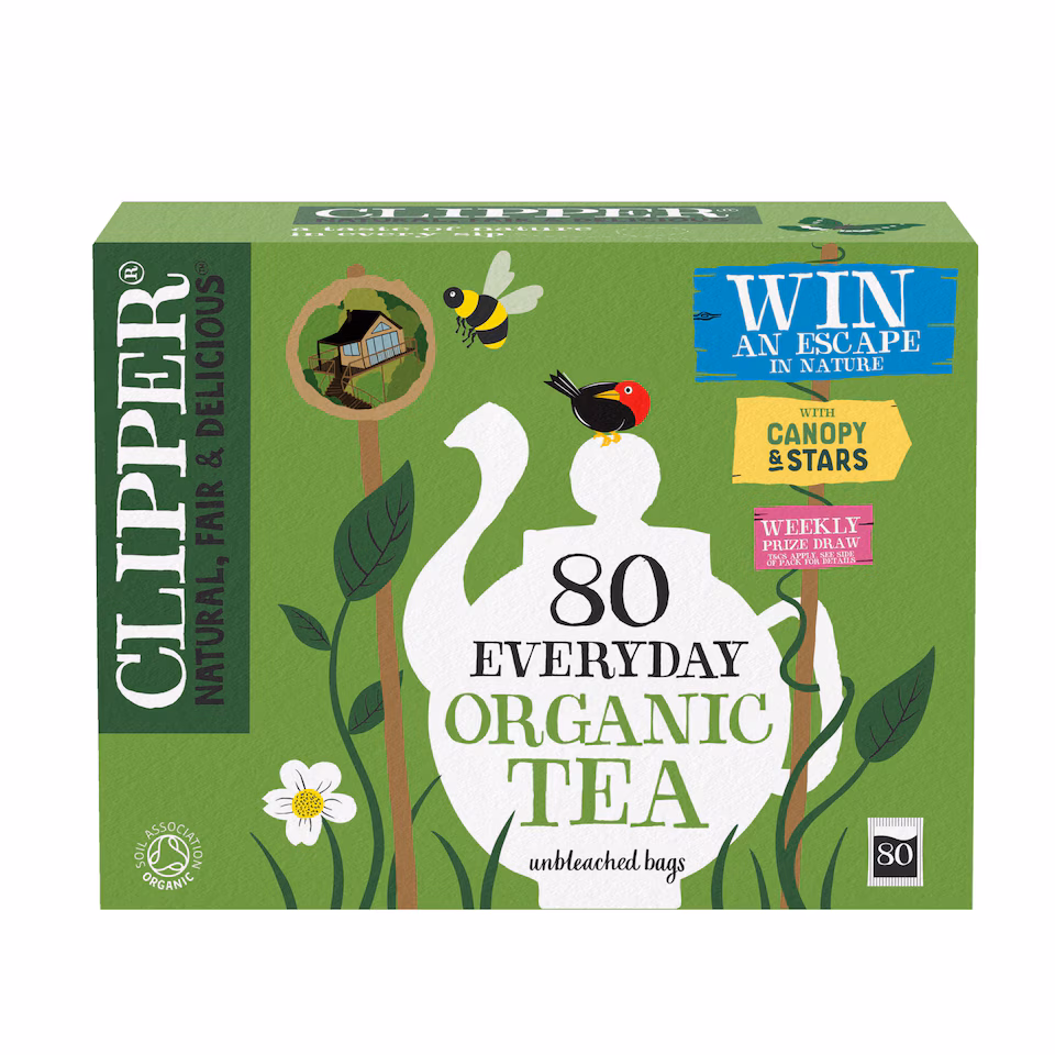Clipper Organic Everyday Tea Bags 80Pack 232G