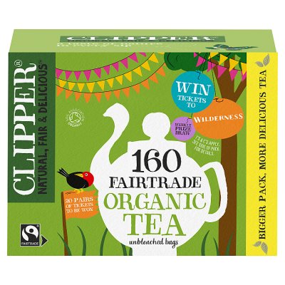 Clipper Organic Fairtrade Everyday 160 Tea Bags